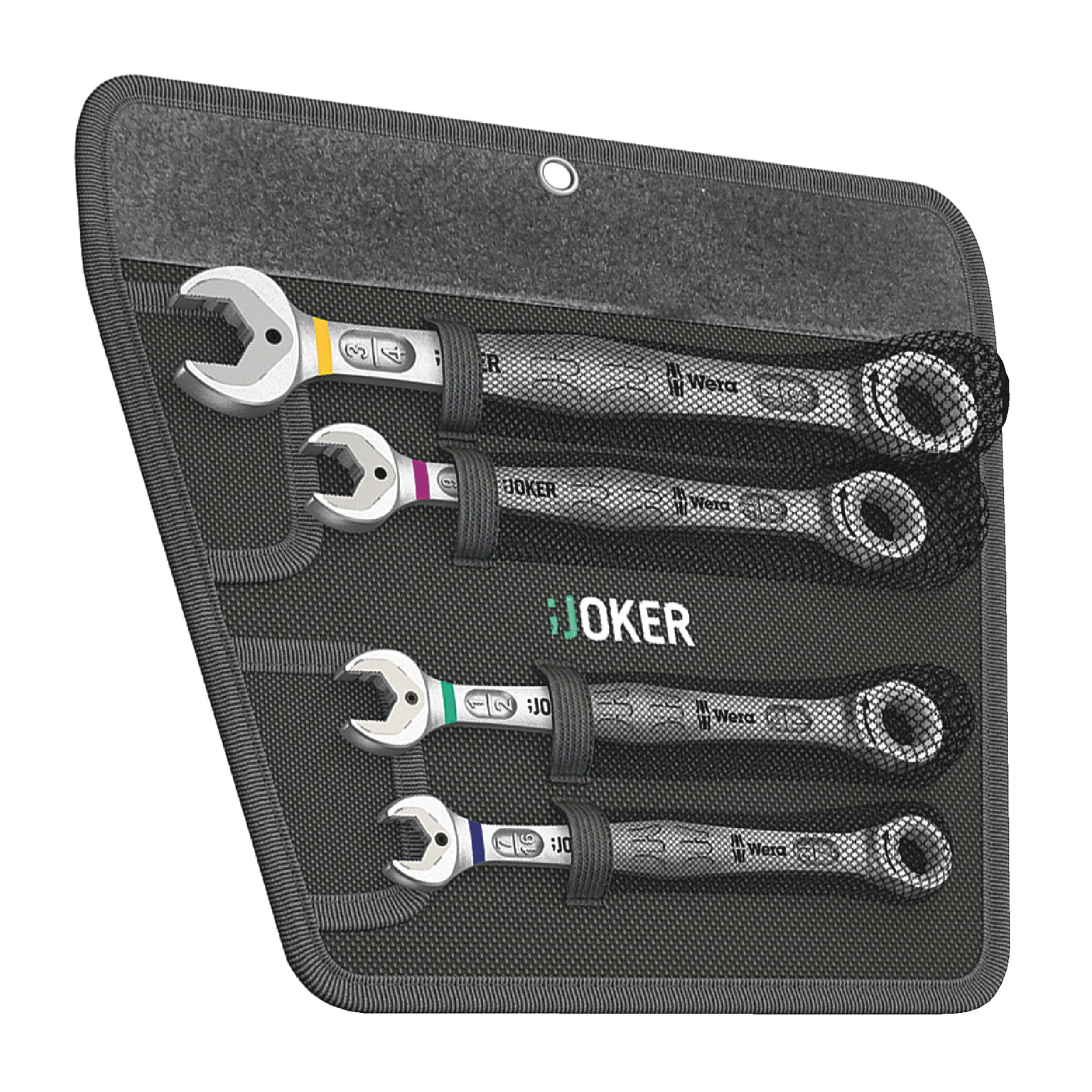 Wera 0573295001 4 Pc 7/16"- 3/4" Joker Combination Wrench-Set