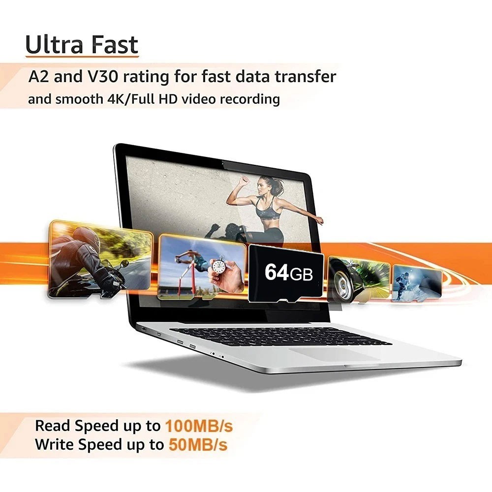 Micro SD Card High-Speed Flash 64GB TF Card Class10 Memory Card For Camera Phone