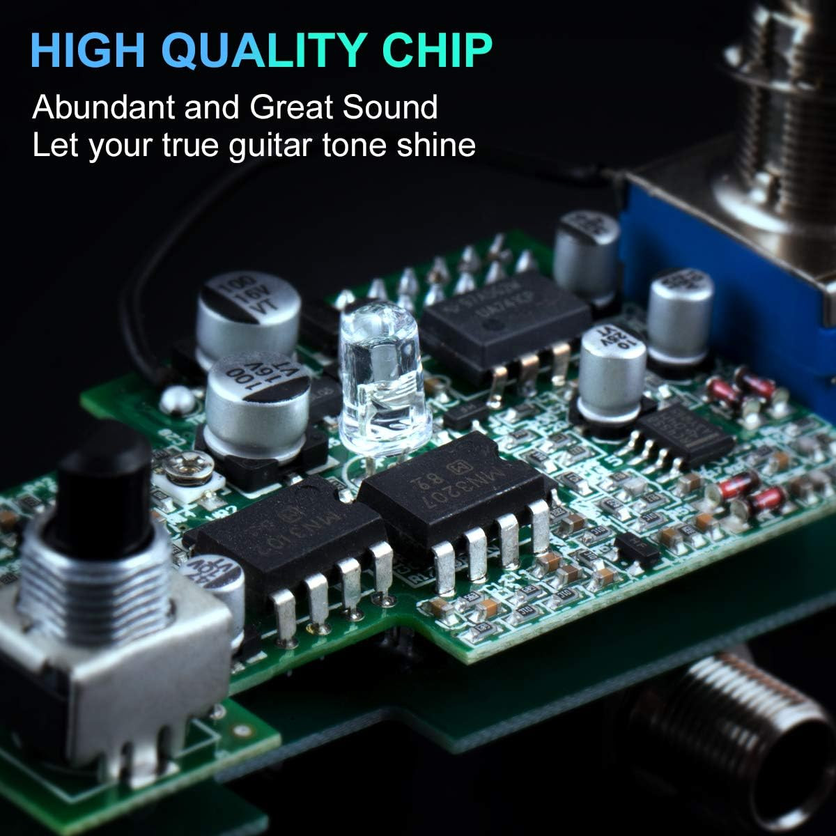 Kmise Classic Chorus Electric Guitar Effects Pedal Mini Single Type DC 9V True B