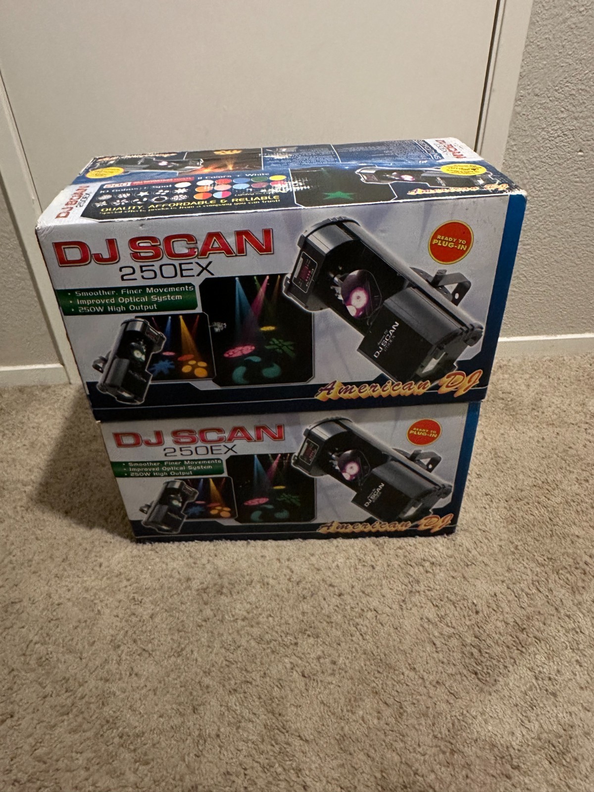 2x DJ Scan 250EX