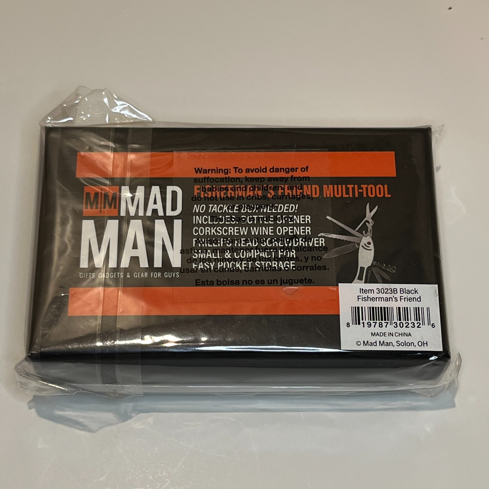 MAD MEN Fisherman's Friend Multi-Function Pocket Tool (NEW Sealed)
