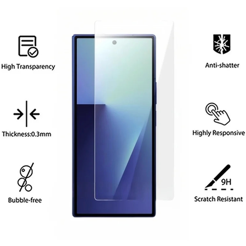 Front + Back Tempered Glass Screen Protector For Samsung Galaxy Z Fold7 Fold6