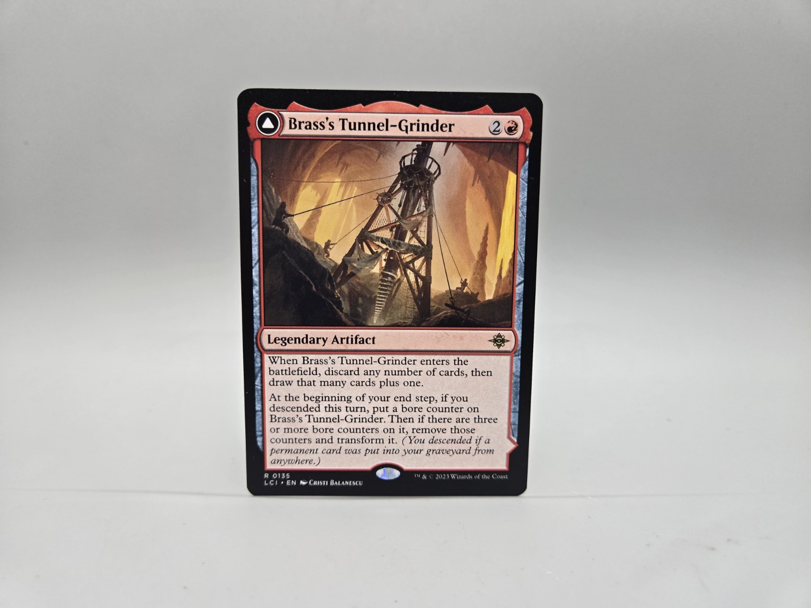 Brass's Tunnel Grinder 0135 MTG LCI Lost Caverns Ixalan Rare NM