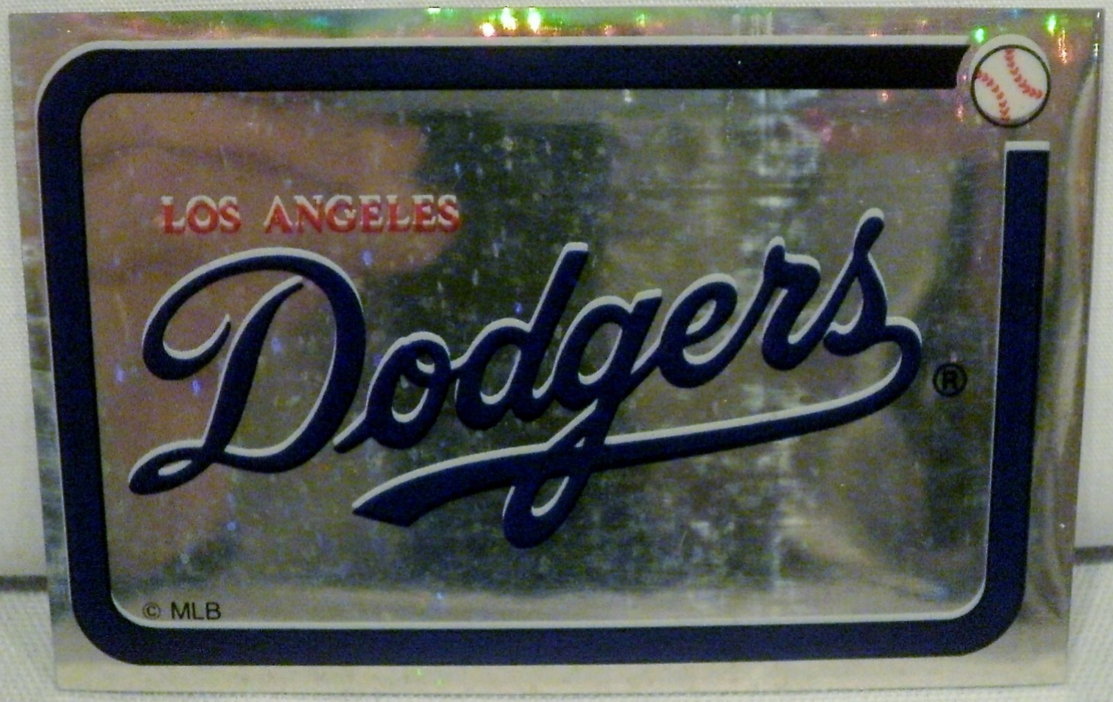 Vintage Panini Los Angeles Dodgers Baseball Decal Sticker 1989