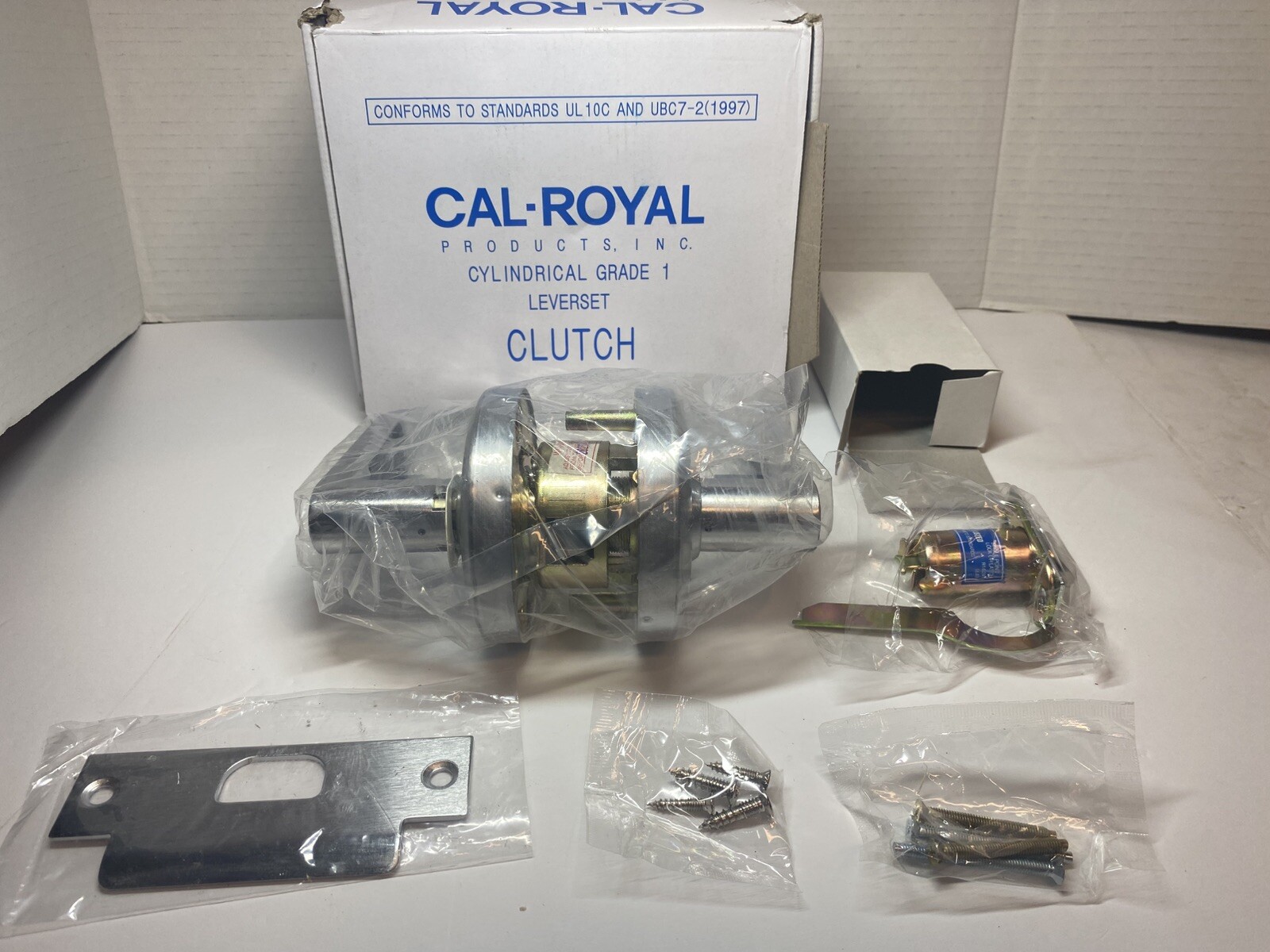 Cal-Royal Cylindrical Grade 1 Leverset Clutch GN-30 Finish US 26D NOS
