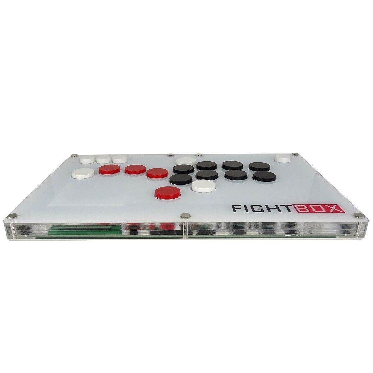 Fightstick White Arcade Hitbox PS4 PS3 PC Raspberry Android Brook Gaming Hit Box
