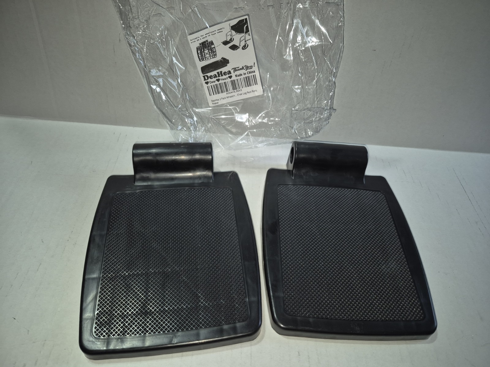 1 Pair of Universal Footplate for The Wheelchair, Transport Chair Footrest Eleva