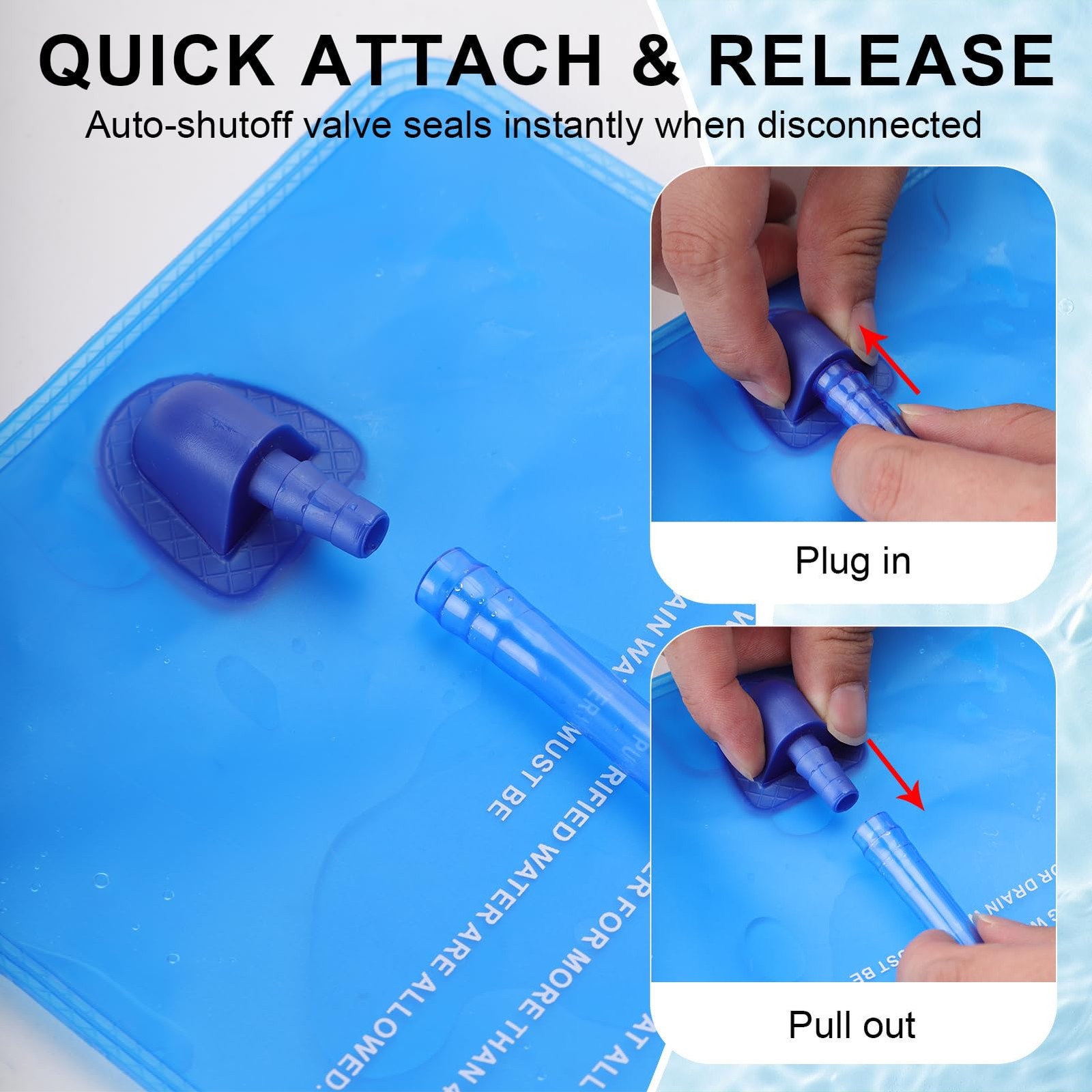 3L Bladder Replacement Compatible with Camelbak Backpack,Water Bladder for Hi...