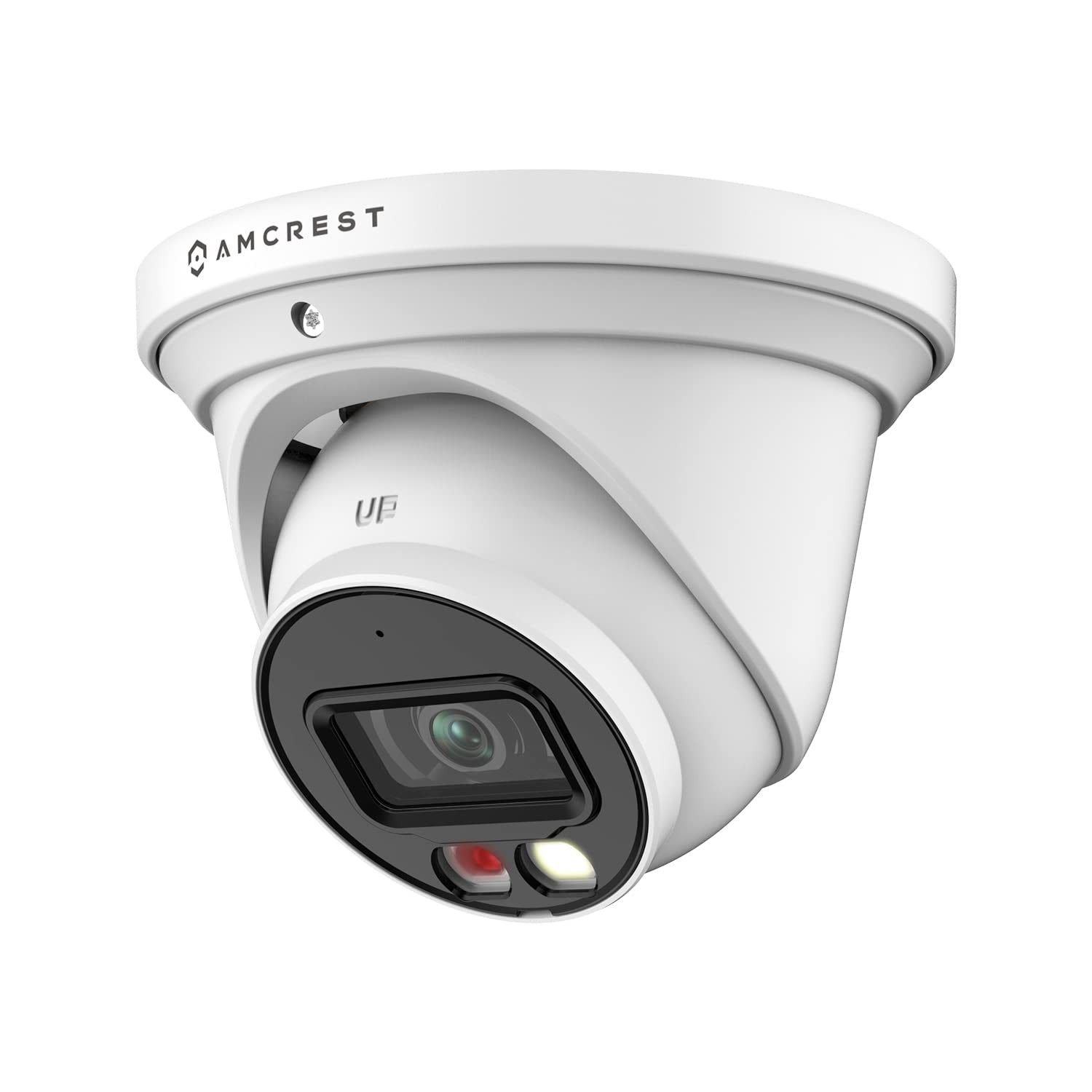 Amcrest 5MP AI Turret IP PoE Camera w/ 49ft Nightvision, Security White