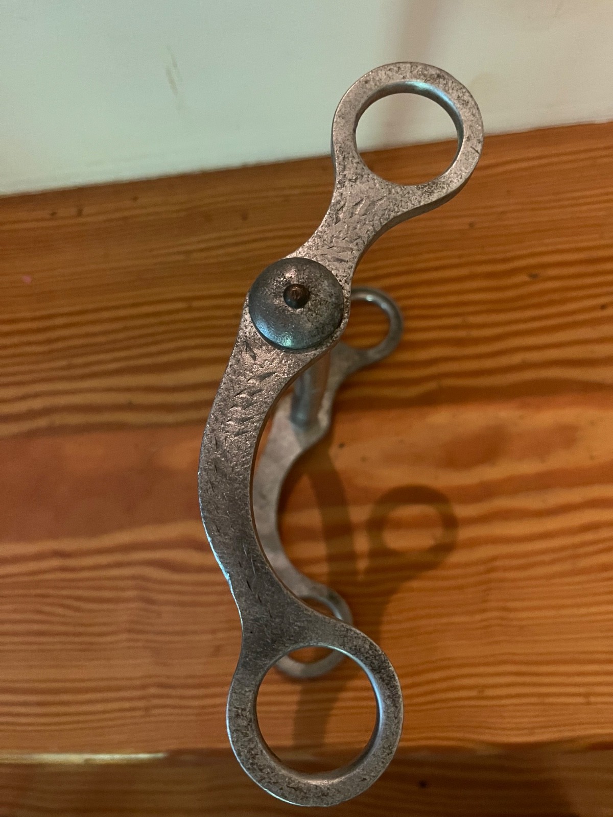 Crockett  aluminum bit;  ;  5” mouthpiece and 6 3/4 shank
