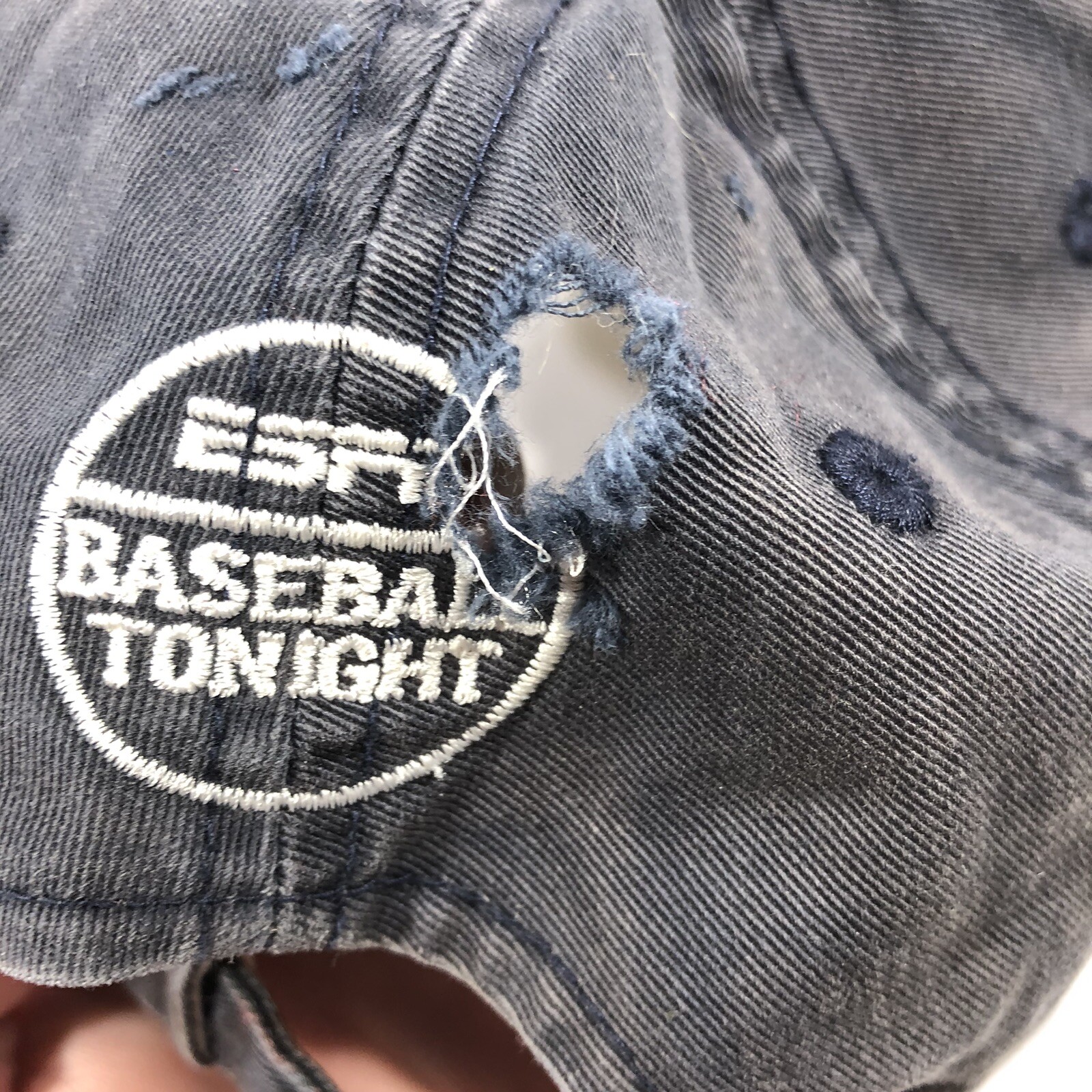 ESPN BASEBALL HAT CAP YOUTH ONE SIZE FITS MOST STRAP BACK EMBROIDERED ADJUSTABLE