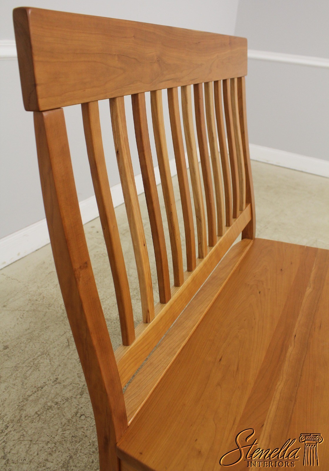 F56335: Country Design Solid Cherry Bench Or Settee