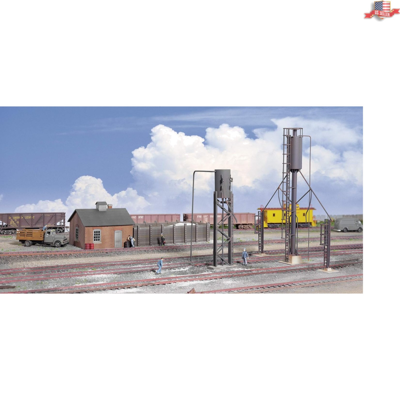 N Scale Sanding Tower & Drying House Kit for Authentic Model Railroads