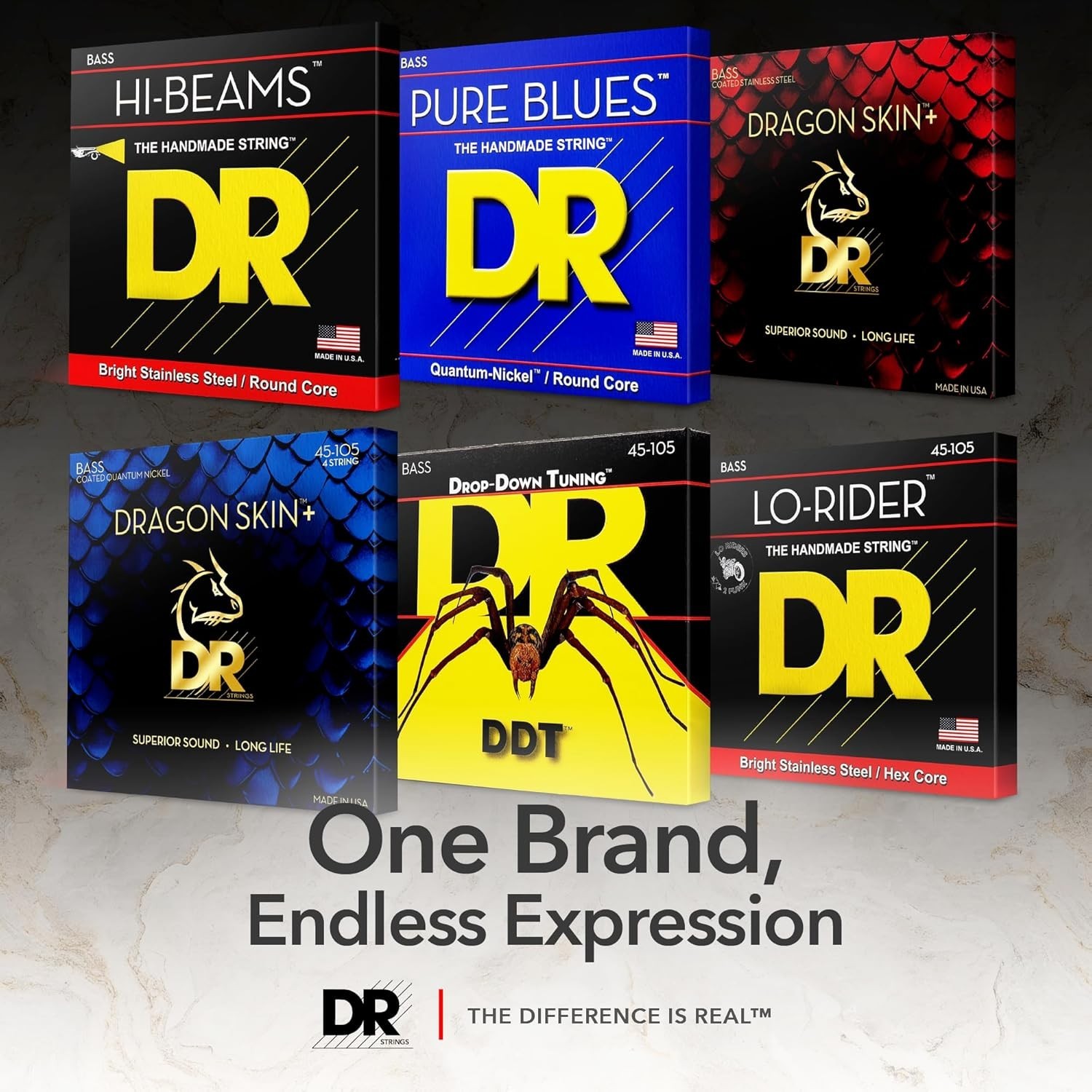 Extra-Life Black Coated Bass Strings Set