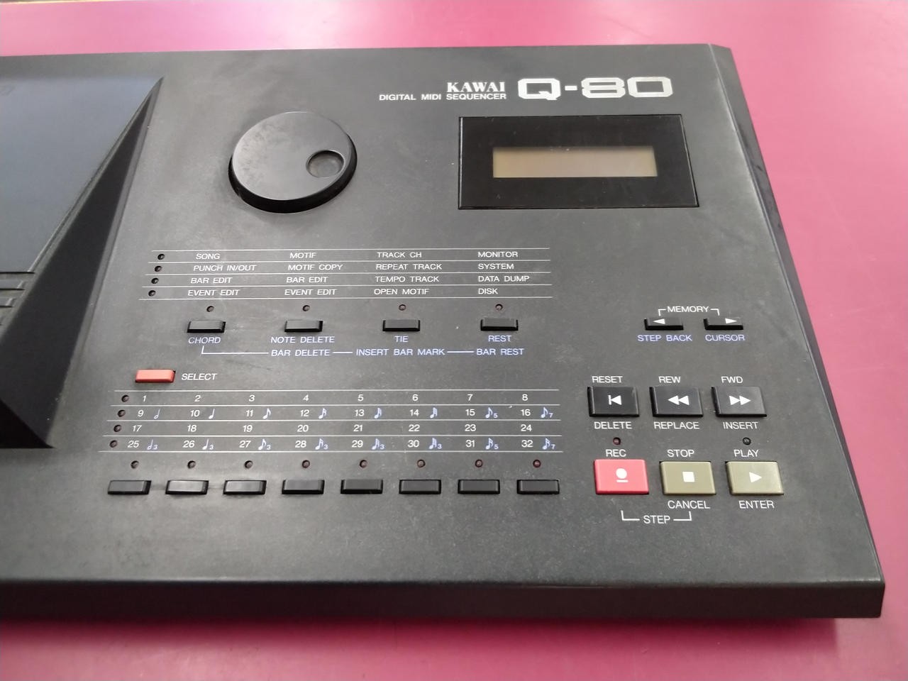 Junk KAWAI Q-80 Digital Midi Sequencer Floppy Sequencer Emulator Drive