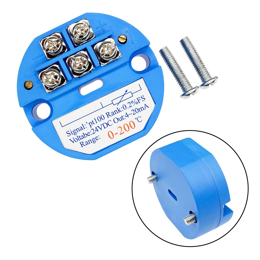 Temperature Sensor Meter for PT100 Applications from 0 to 200 Degrees for