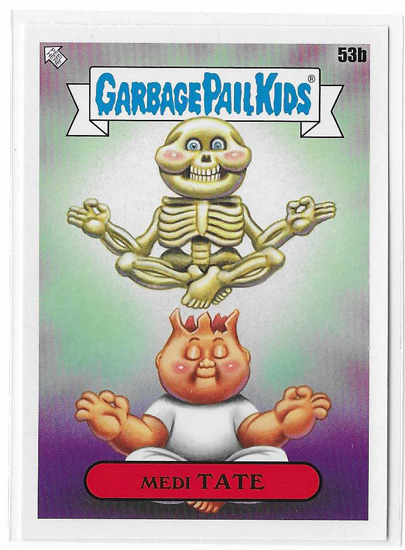 2020 Topps Garbage Pail Kids 35th Anniversary GPK Medi Tate 53b Checklist