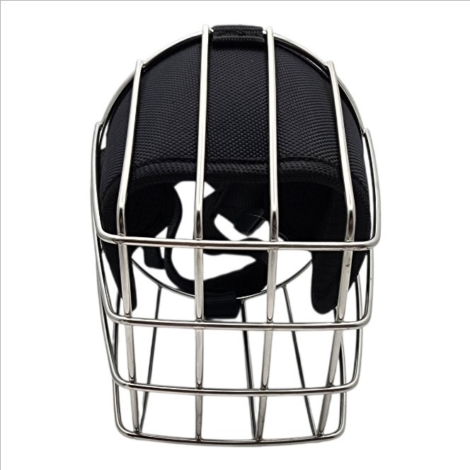 Large Dog Muzzle Stainless Steel Basket Adjustable Anti Bite Breathable