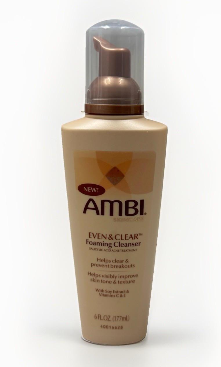 ambi sa even & clear foaming cleanser 6oz