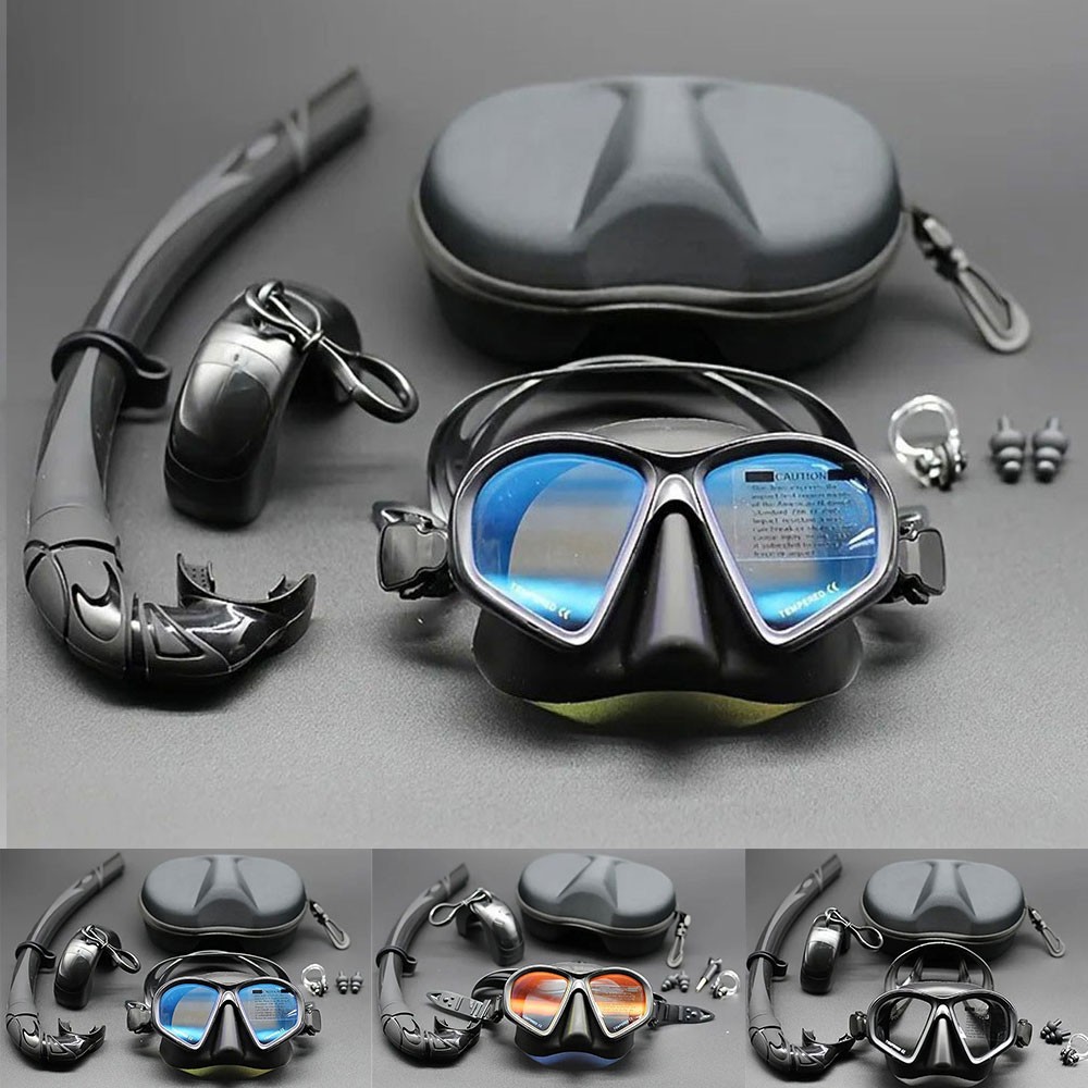 Professional Diving Snorkel Mask Set, Swimming Underwater