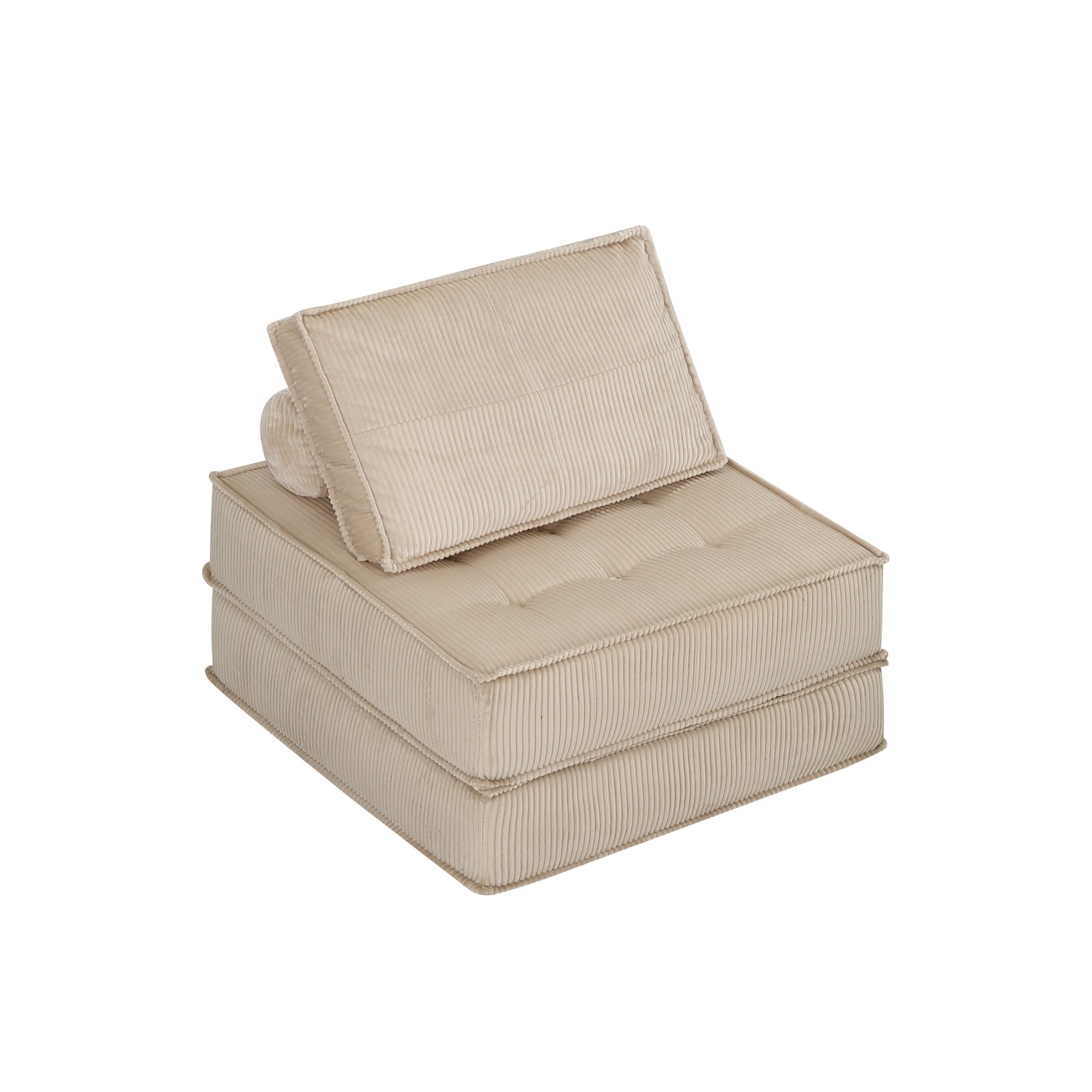 66.9 inch modular sofa, single seater, double-layer multi-combination, skin-frie