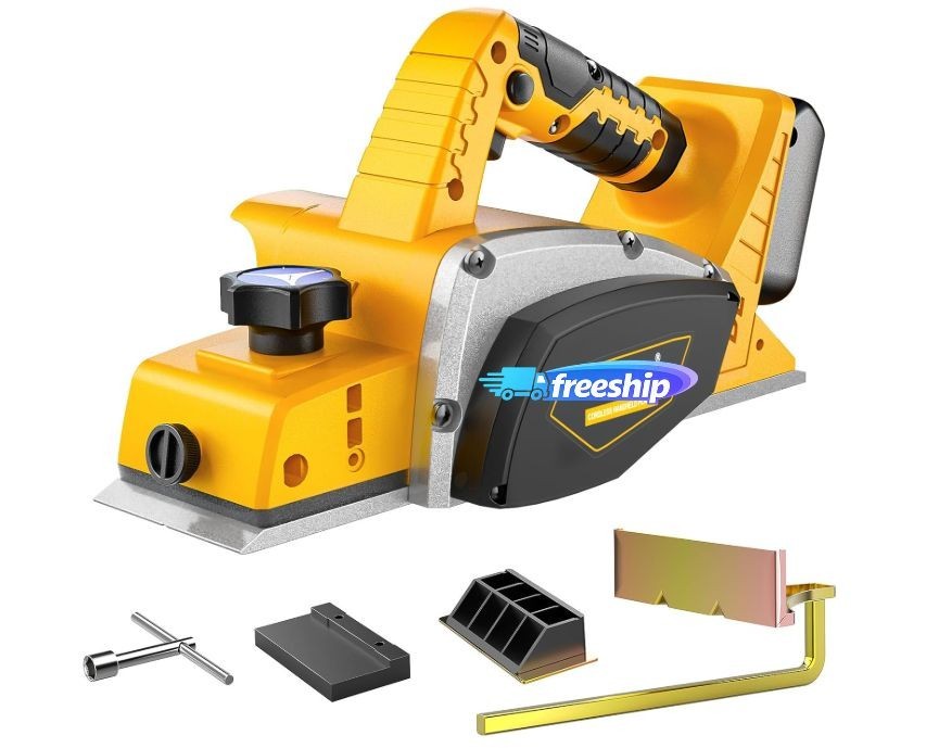 Cepillo Eléctrico Inalámbrico de 3-1/4", 30.000 CPM, Compatible con Baterías de