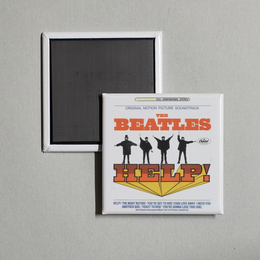 The Beatles - Help Album Cover Locker Fridge Magnet