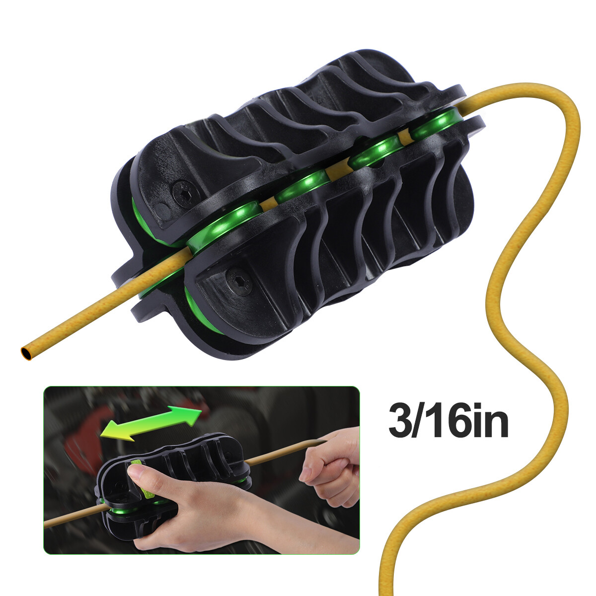 Tube Straightening Tool 3/16in for Fuel/Brake Pipe Line Bent Tubing Straightener