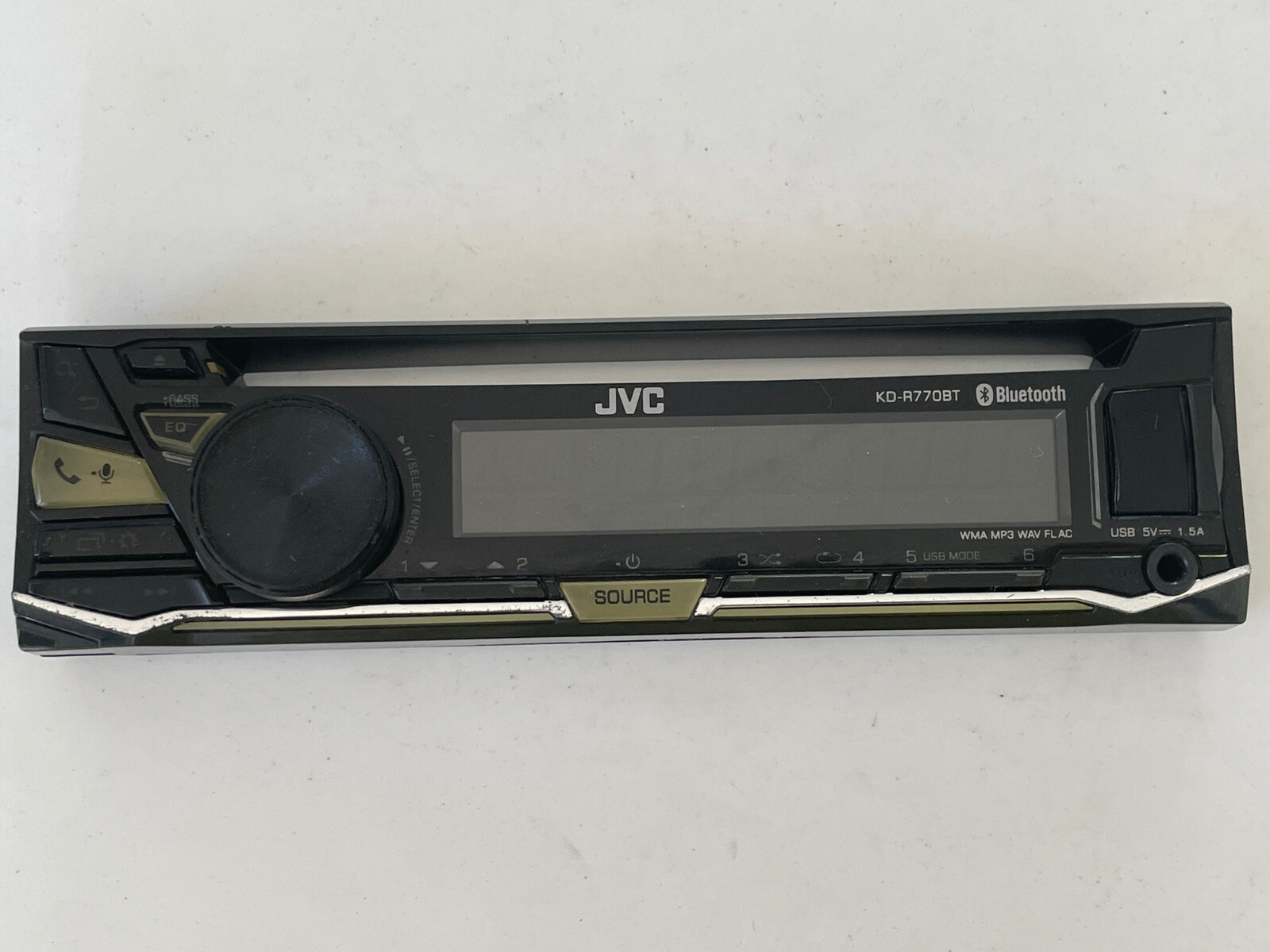JVC KD-R770BT CAR STEREO ONLY ONLY JVC KD-R770BT FACEPLATE ONLY OEM🟠