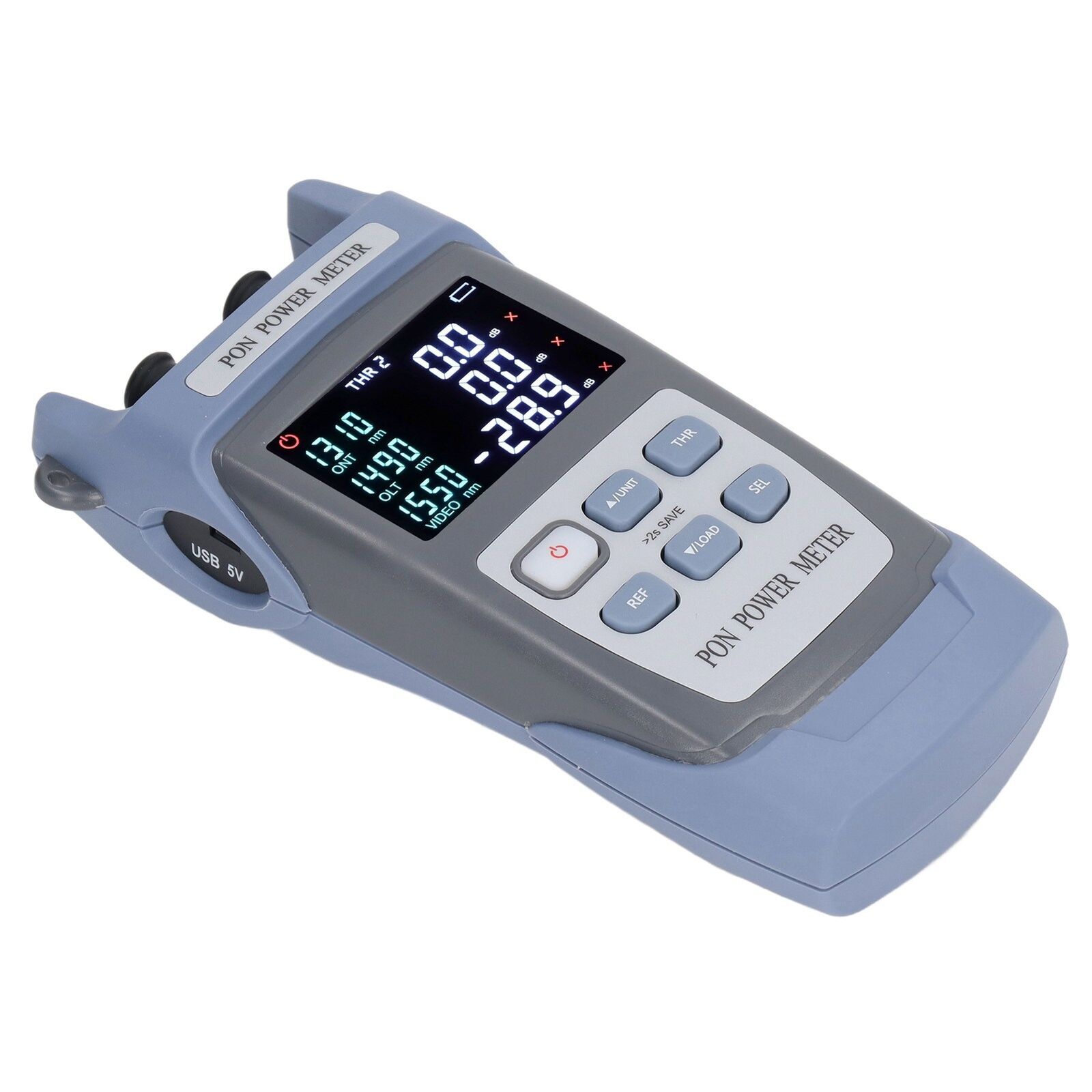 Fiber Optical Power Meter Digital Optic Cable PON Tester Testing Tool UPC Port