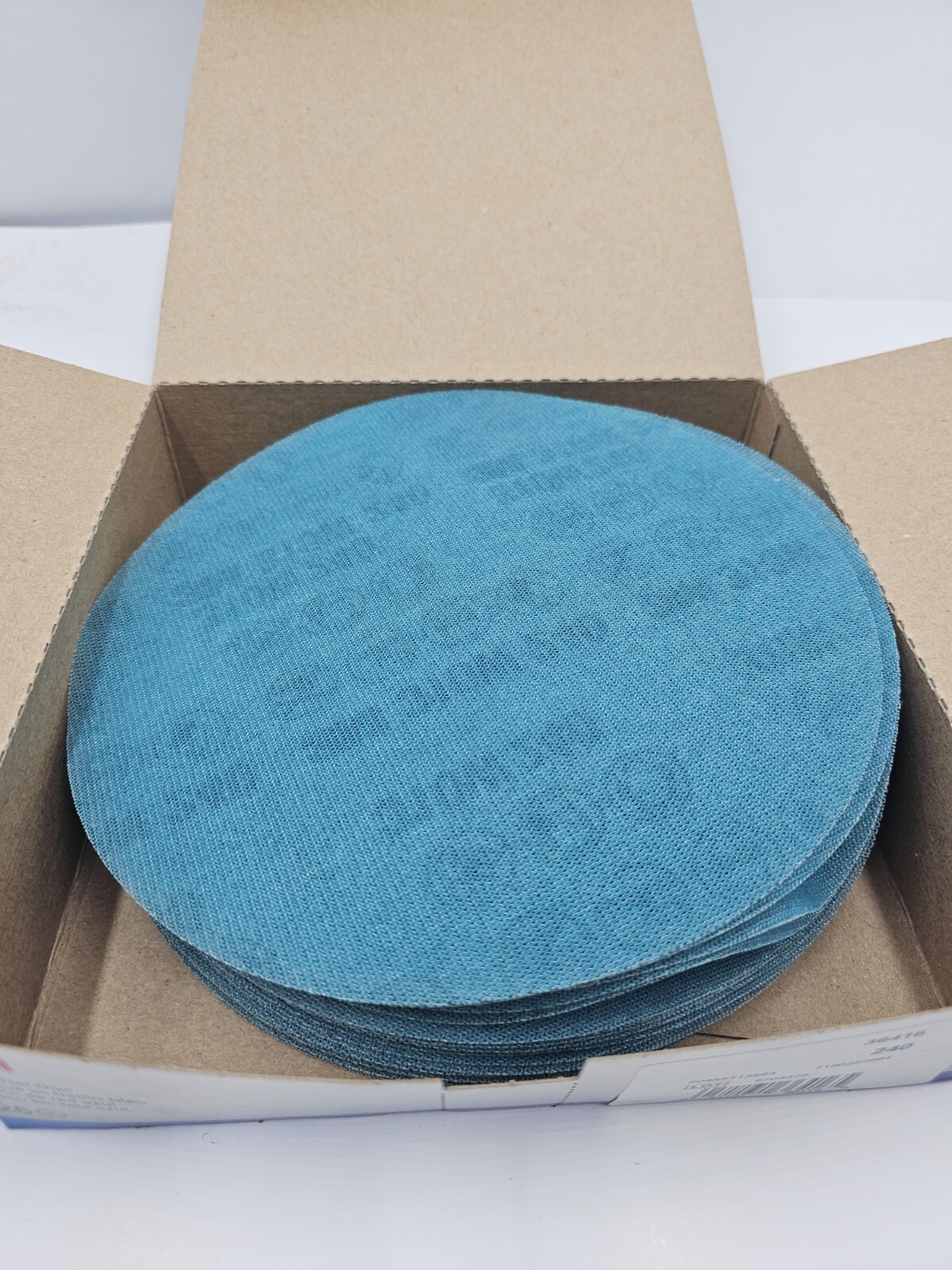 QTY 50-3M Automotive 36416 Replacement Abrasive Blue Net Disc 240 Grit 8"