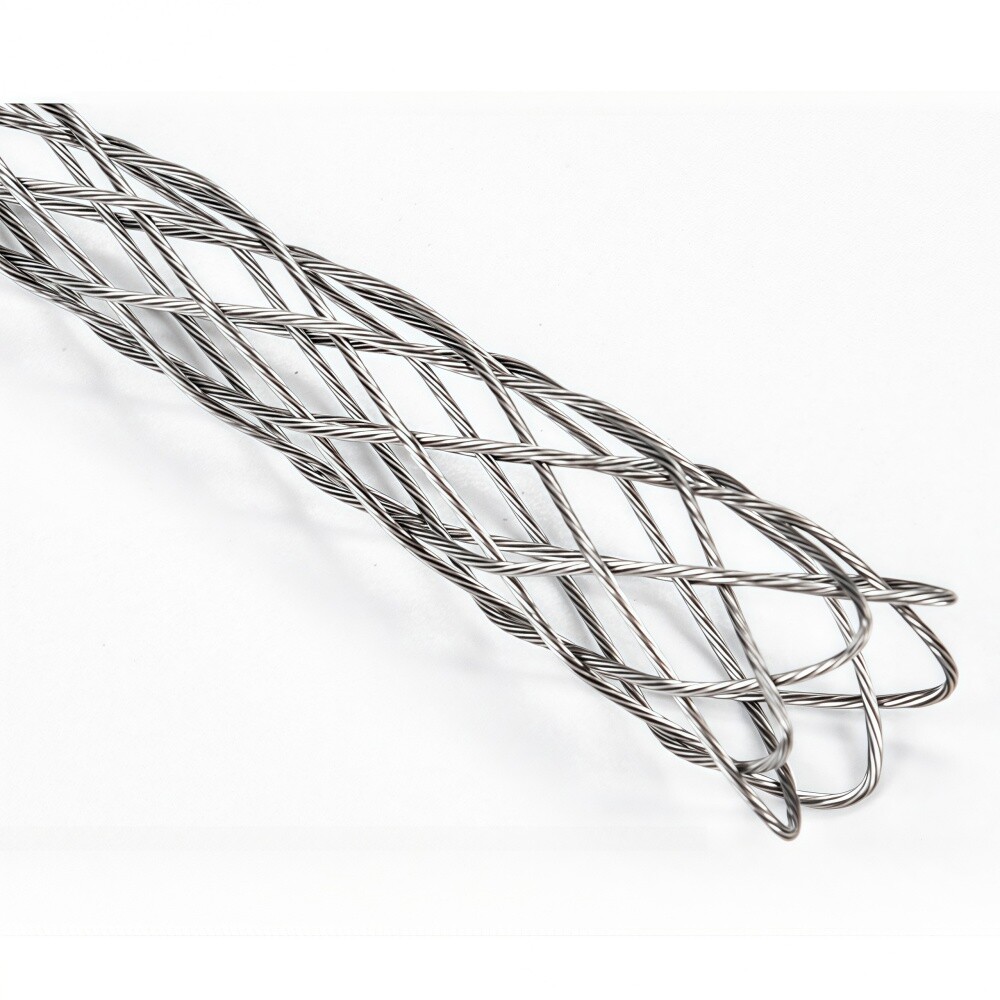 3/4" Galvanized Steel Cable Pulling Grip Wire Mesh Sock Conduit Strain Relief