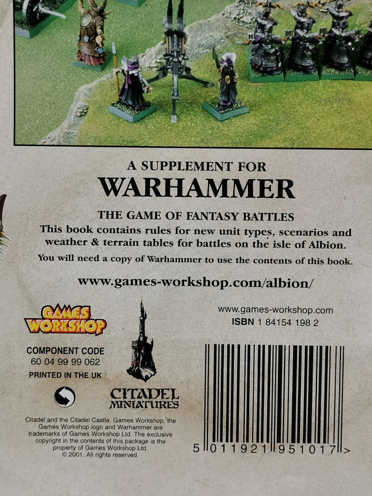 Warhammer Dark Shadows Supplement Book Games Workshop 2001 Albion OOP Paper Back