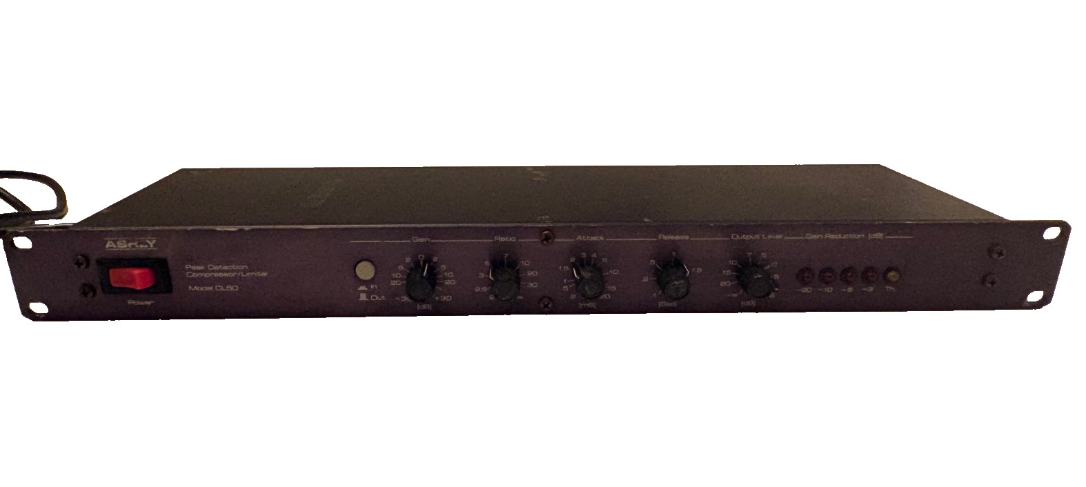 Ashly CL-50 Black Face Peak Detection Compressor Limiter VCA USA