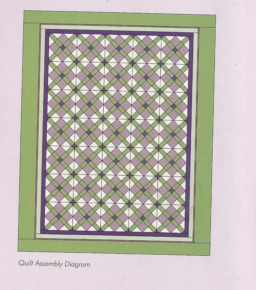 E0580 THROUGH THE GRAPEVINE QUILT PATTERN/INSTRUCTIONS
