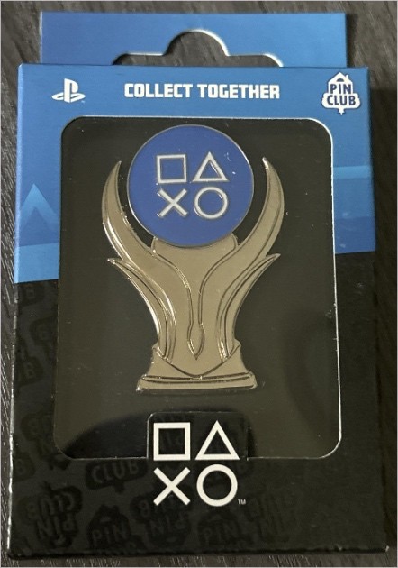 Playstation Pin Club Trophy Enamel Pin