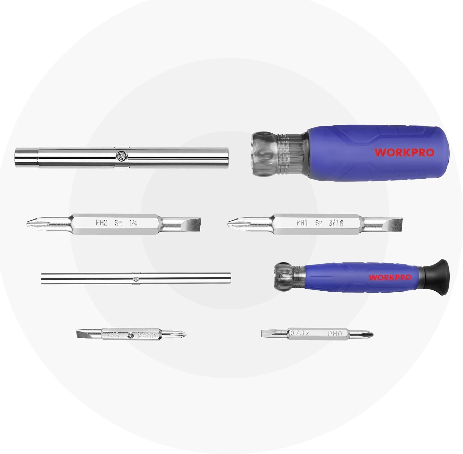 6-in-1 Basic & 4-in-1 Electronics Screwdriver/Nut Driver Set Tool Confort