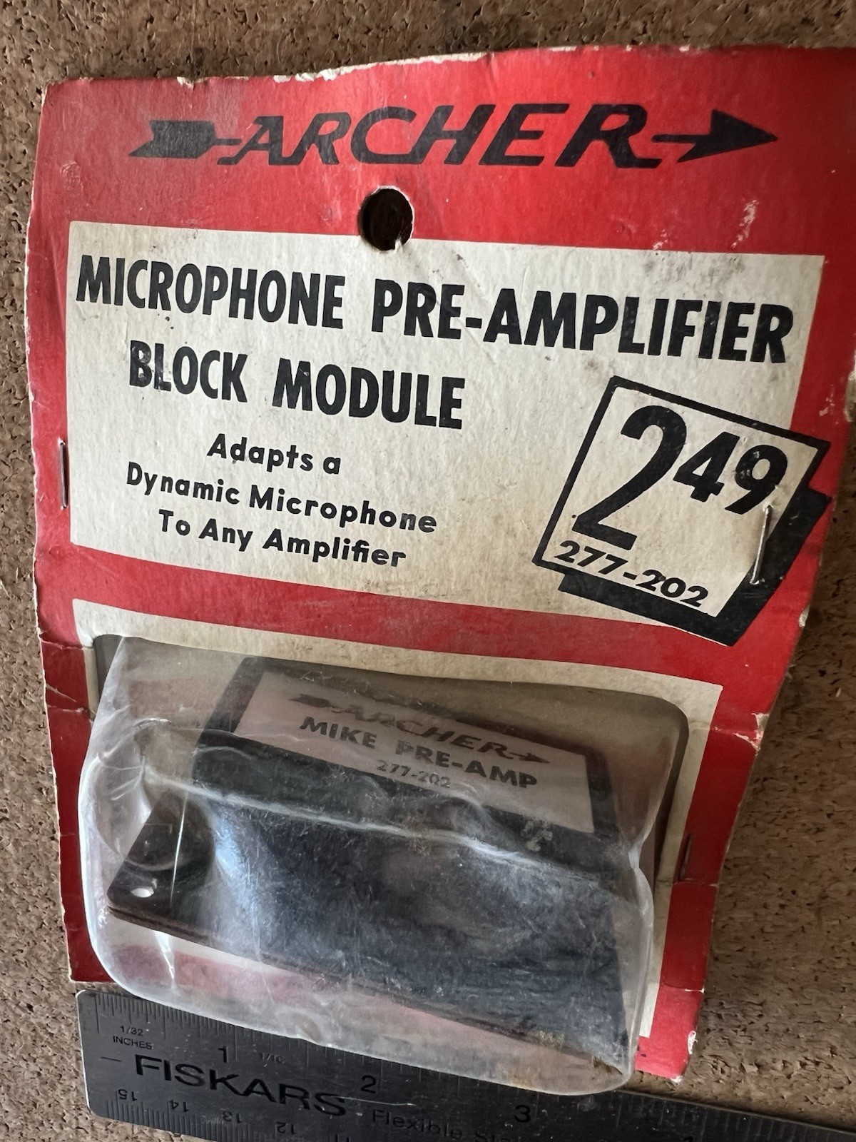 Vintage Archer Microphone Preamplifier Block Module NOS - 277-202