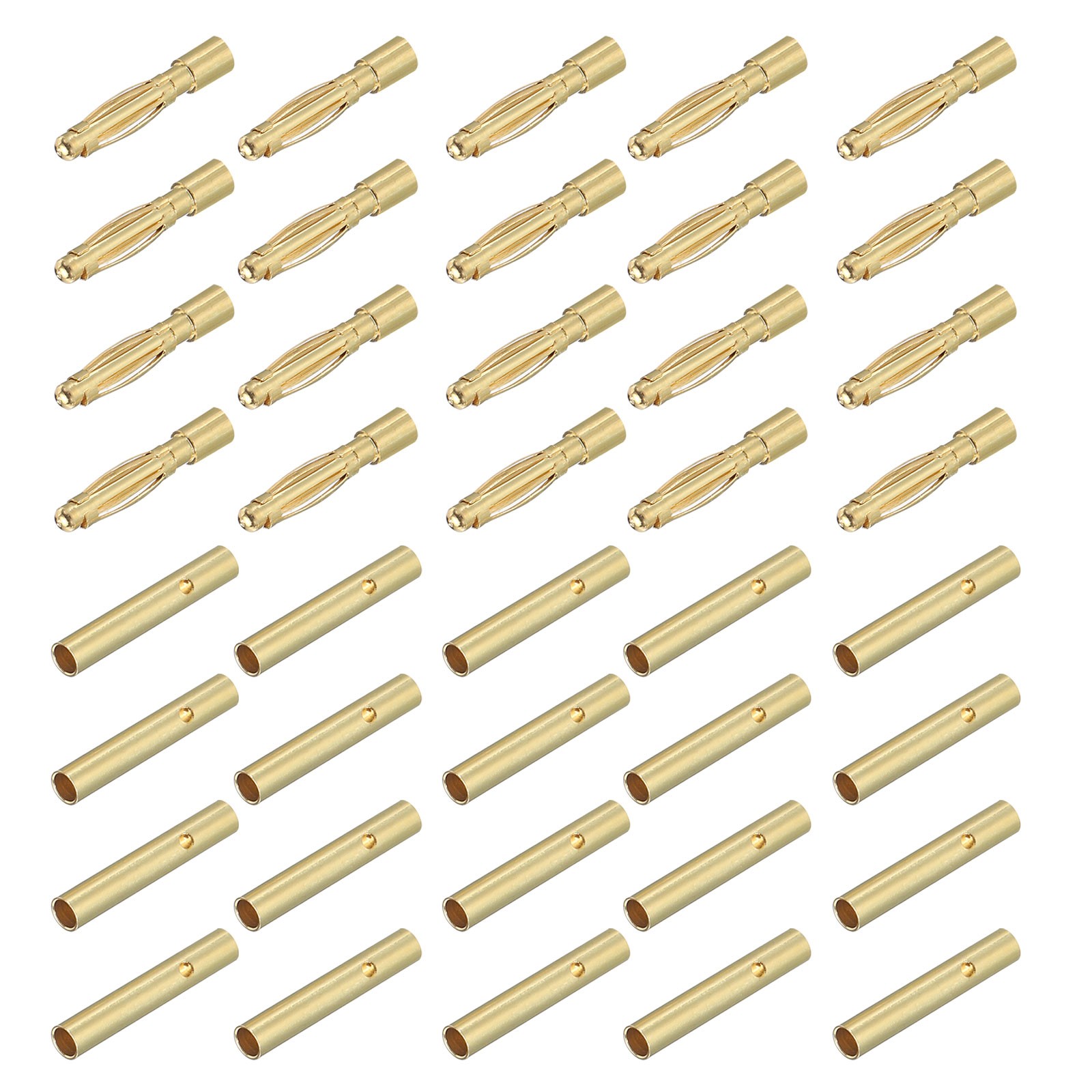 20 Pairs Banana Plugs Connector 2mm Male Female Banana Plugs