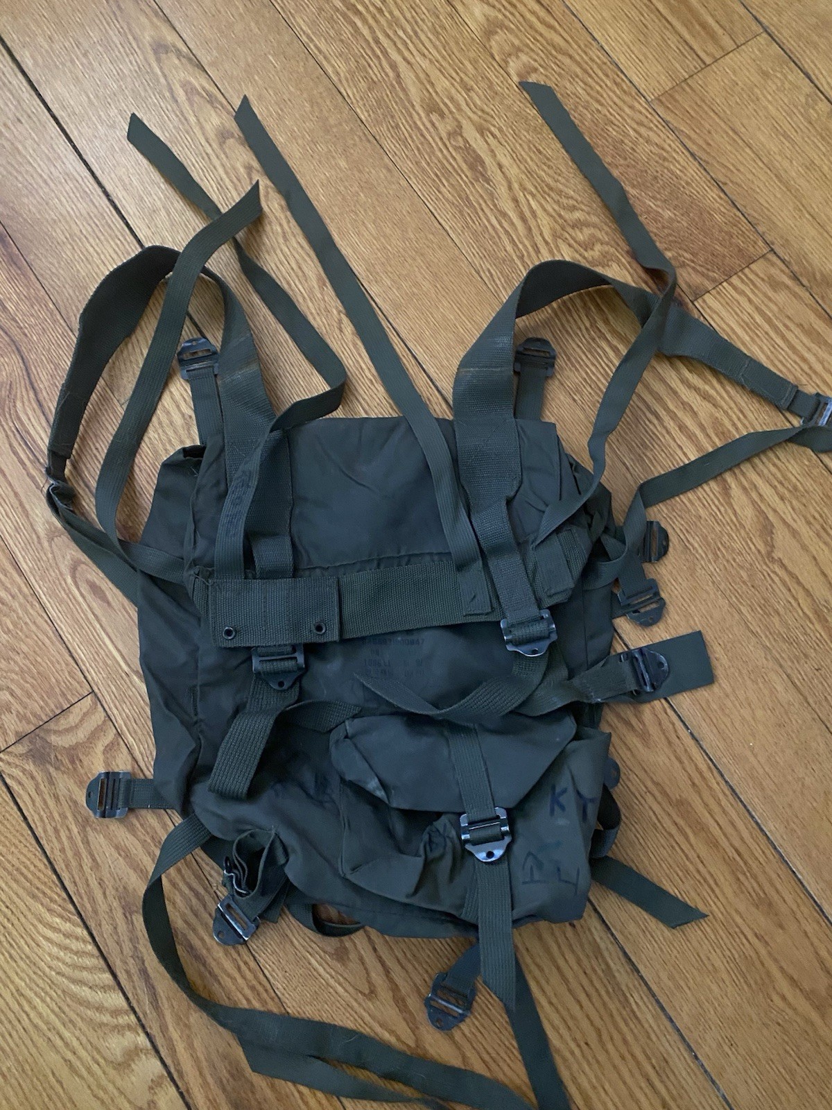 Republic Of Korea Army Field Pack 1980 Medium Sz. Preowned