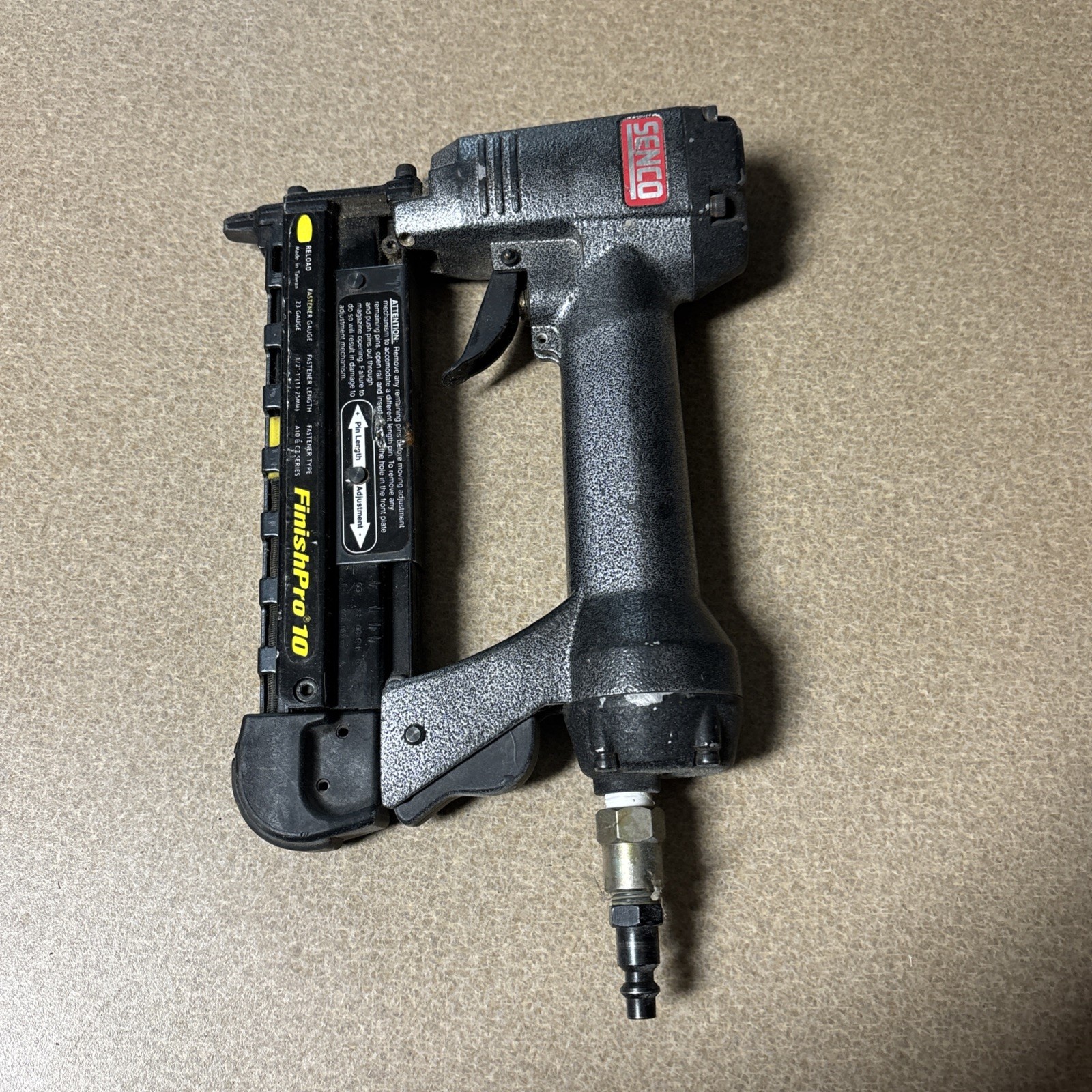 Senco FinishPro 10 Pneumatic Stapler Heavy Duty Finishing Staples!! F3