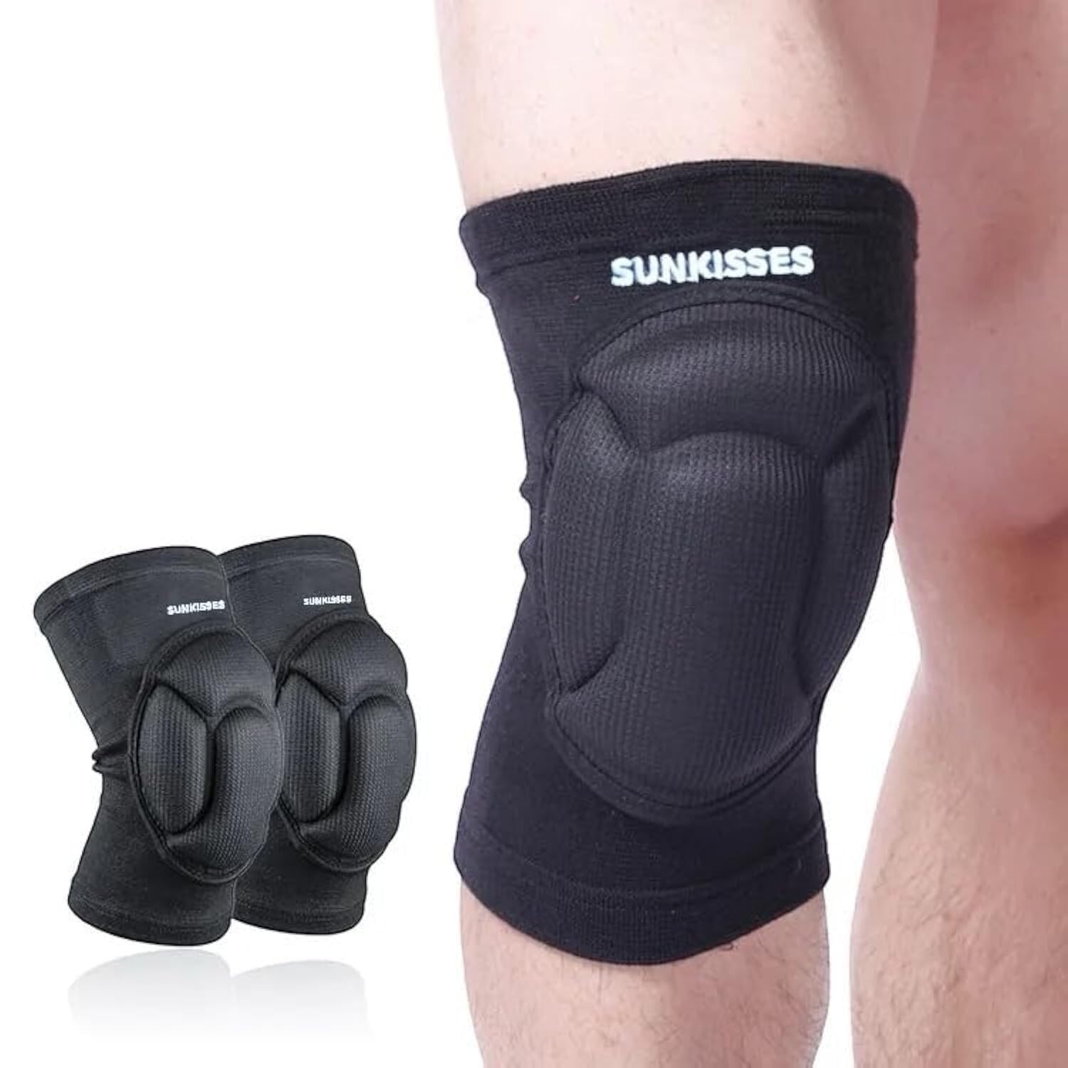 Knee Pads, Thick Sponge Anti-Slip, Collision Avoidance Knee Sleeve Small