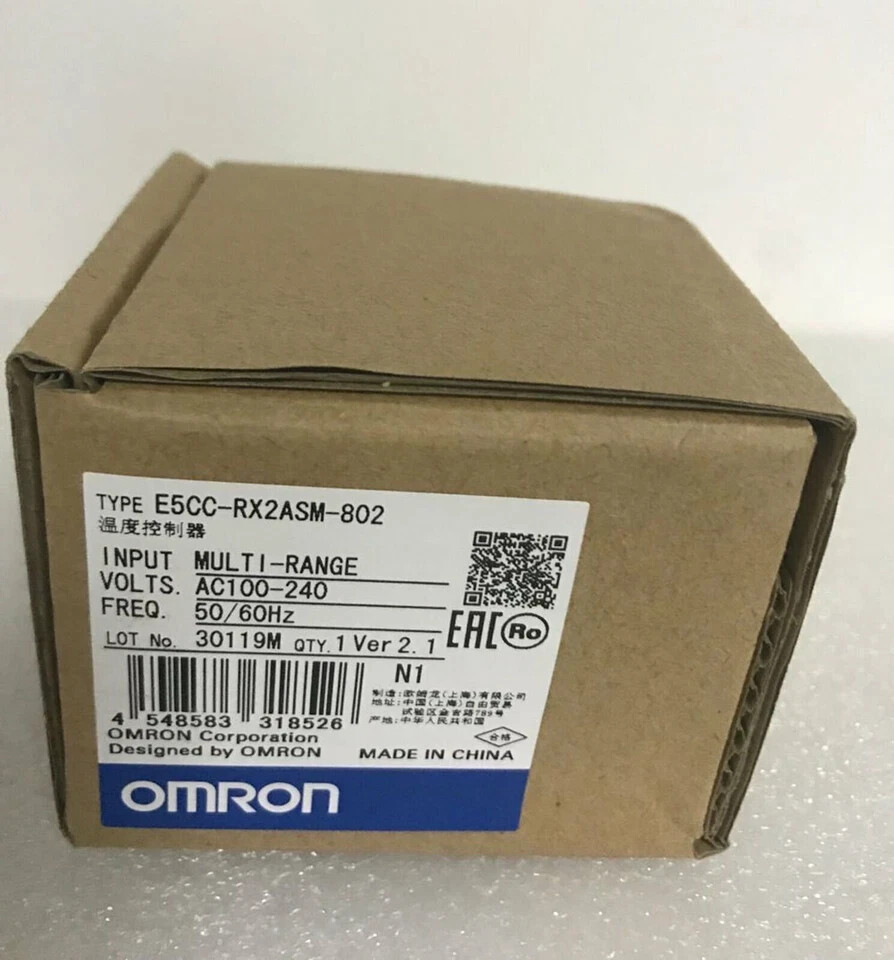 New In Box Omron E5CC-RX2ASM-802 Temperature Controller E5CC-RX2ASM802