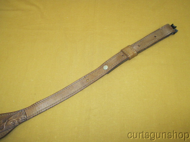 AA&E Leathercraft Brown Leather Rifle Sling No 2028
