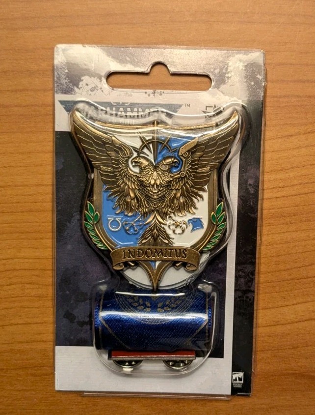 Indomitus Crusade Campaign Pin Badge warhammer 40k space marine starforged