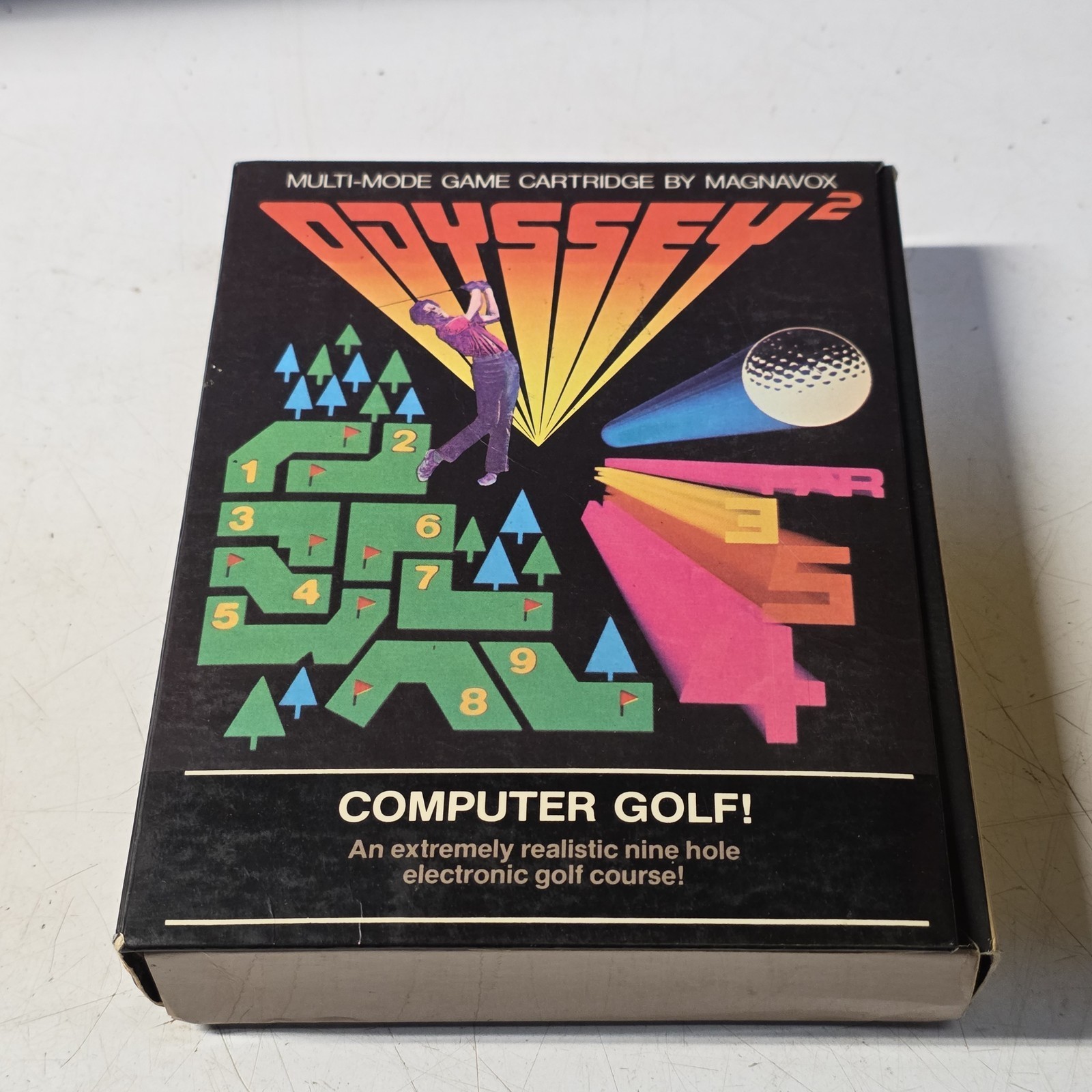 Magnavox Odyssey Computer Golf Game CIB w/ Box Manuals Inserts Vintage
