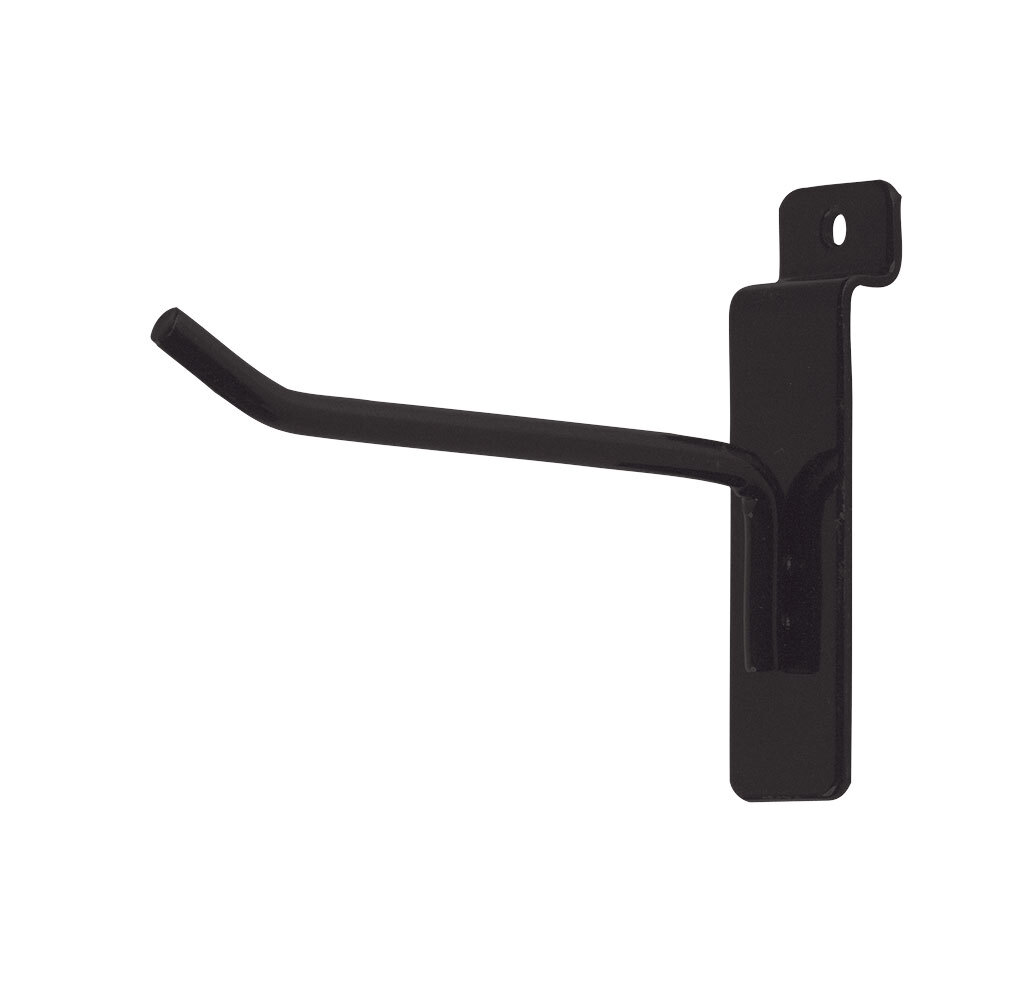 Slatwall Hooks - 50 Count - 6mm Diameter Tubing - Integrated Mounting Bracket