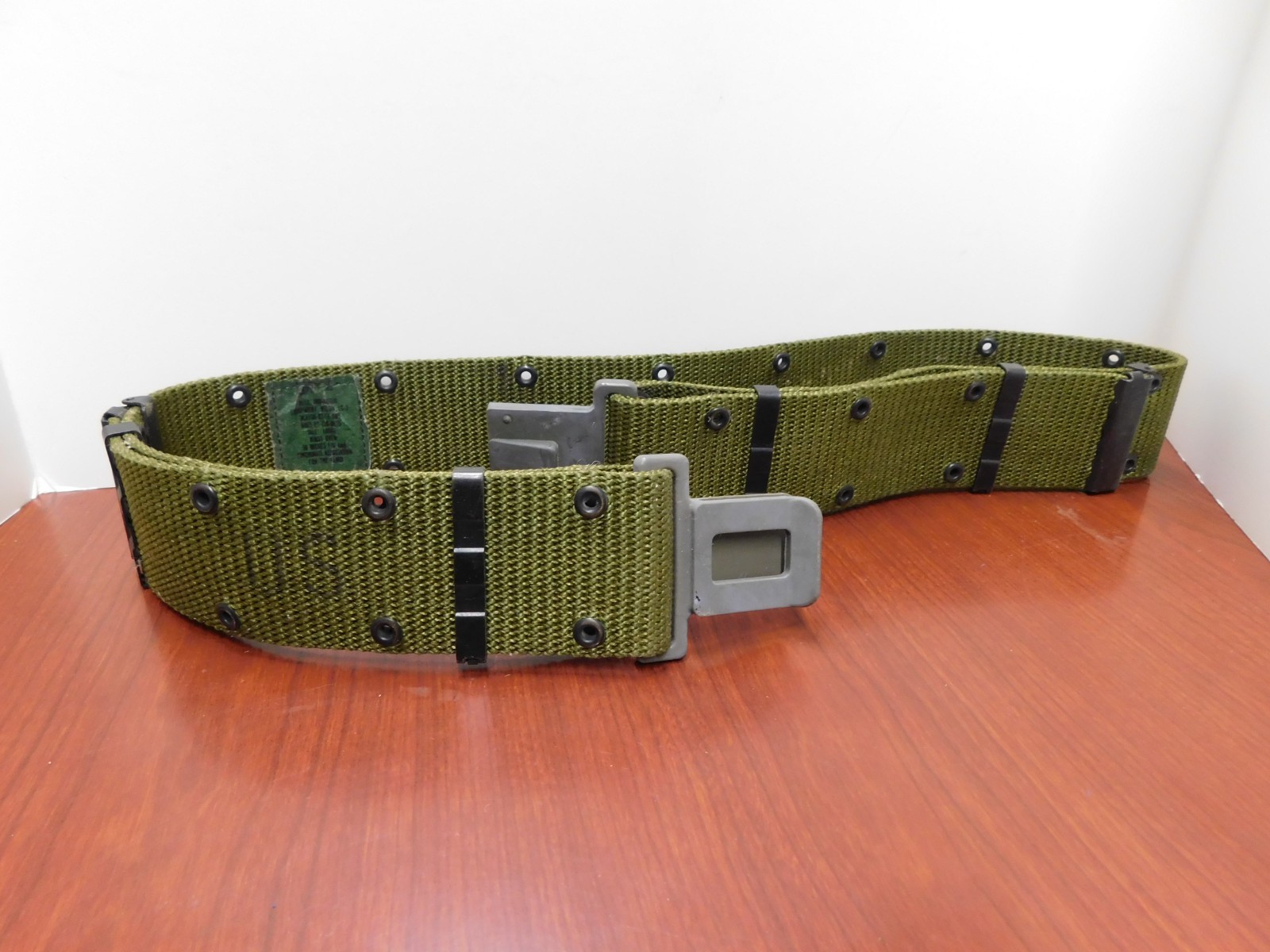 R3 Vintage Size Large US Military Army Individual Equipment Belt LC-2 Green Ammo