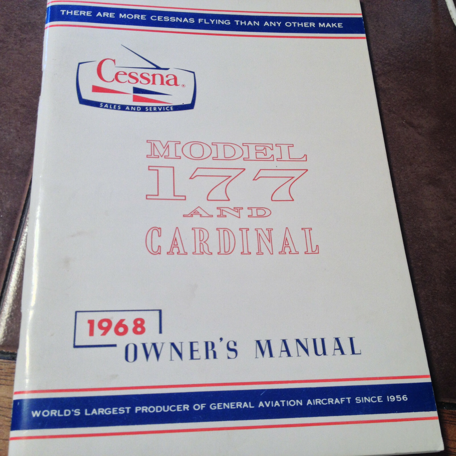 1968 Cessna 177 Cardinal Owner's manual