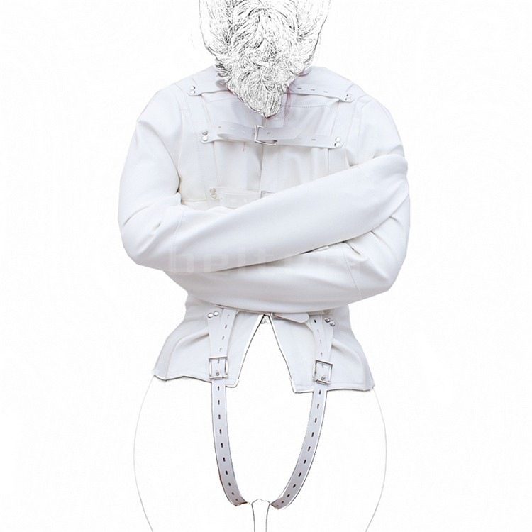 Bondage Clothes Armbinder Straitjacket Body Harness Adjustable Restraint Costume